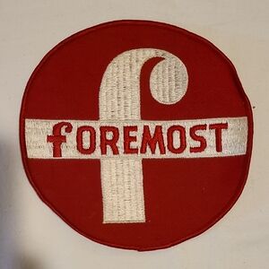Foremost Dair Foods Large Patch Sewing Vintage